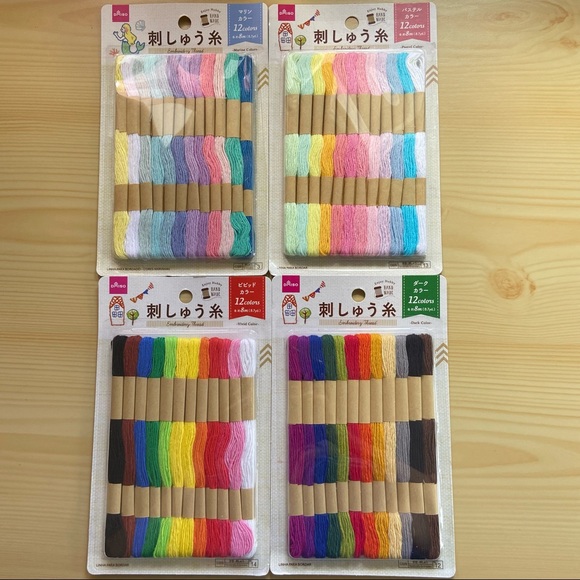 Daiso Japan rainbow embroidery floss / thread - Picture 1 of 4